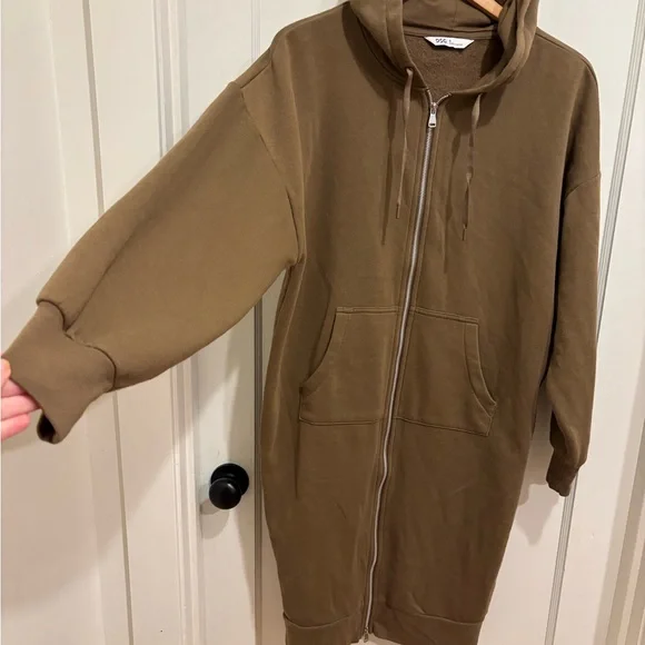 DSG Brown Hoodie Dress Small - Picture 2 of 5